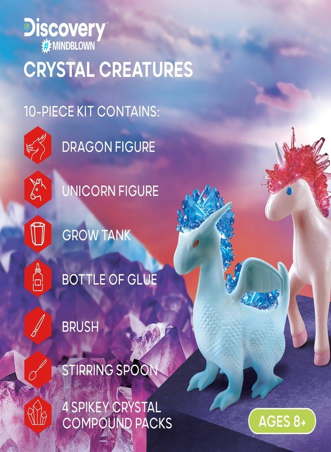 Discovery™ Dragon & Unicorn Crystal Grow Kit, DIY STEM Activity Set, Educational Arts & Crafts for Kids, Children's Chemistry & Science Learning Toy, Fun & Safe Science Project Gift Ages 8+ - Image 2